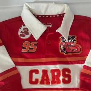 Disney Lightening McQueen polo style shirt 2t